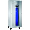Garment locker, 2 compartments, 1800x610x500mm, with base